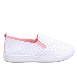Sneakers slip-on BIANCO/ROSA