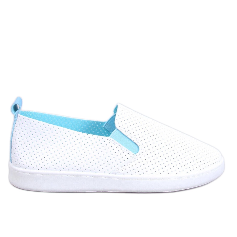 Sneakers slip-on BIANCO/BLU bianca