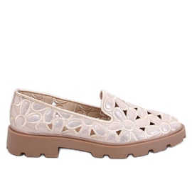 Seastar Mocassini traforati oro beige
