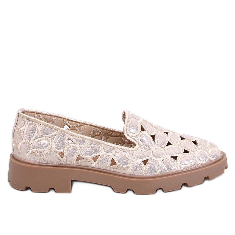 Seastar Mocassini traforati oro beige