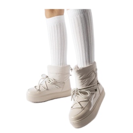 Doposci isolanti beige con elastico Oslavia - Solea