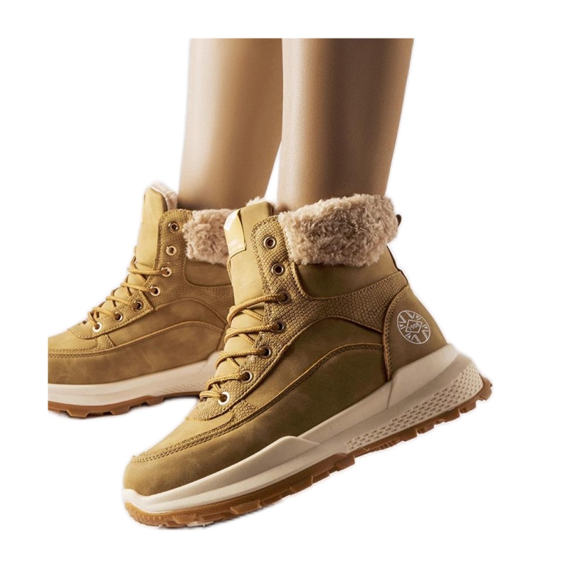 Stivali marroni Lee Cooper LCJ-22-44-1361L beige