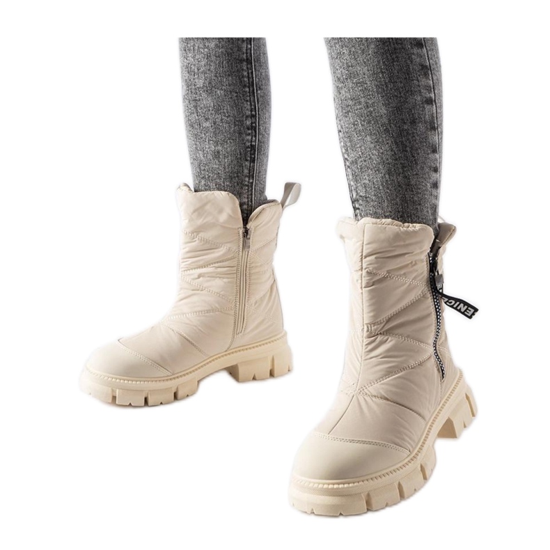 Doposci trapuntati isolanti beige