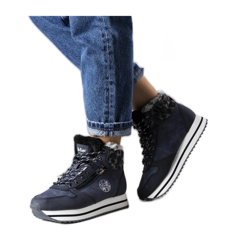 Stivali blu navy LCJ-22-31-1450L Lee Cooper