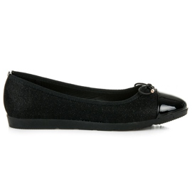 Nio Nio Ballerine Con Punta Verniciata nero