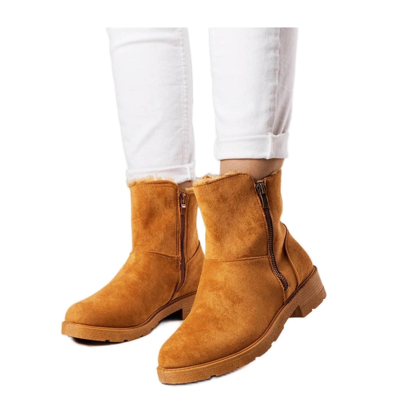 Stivali marroni isolati marrone