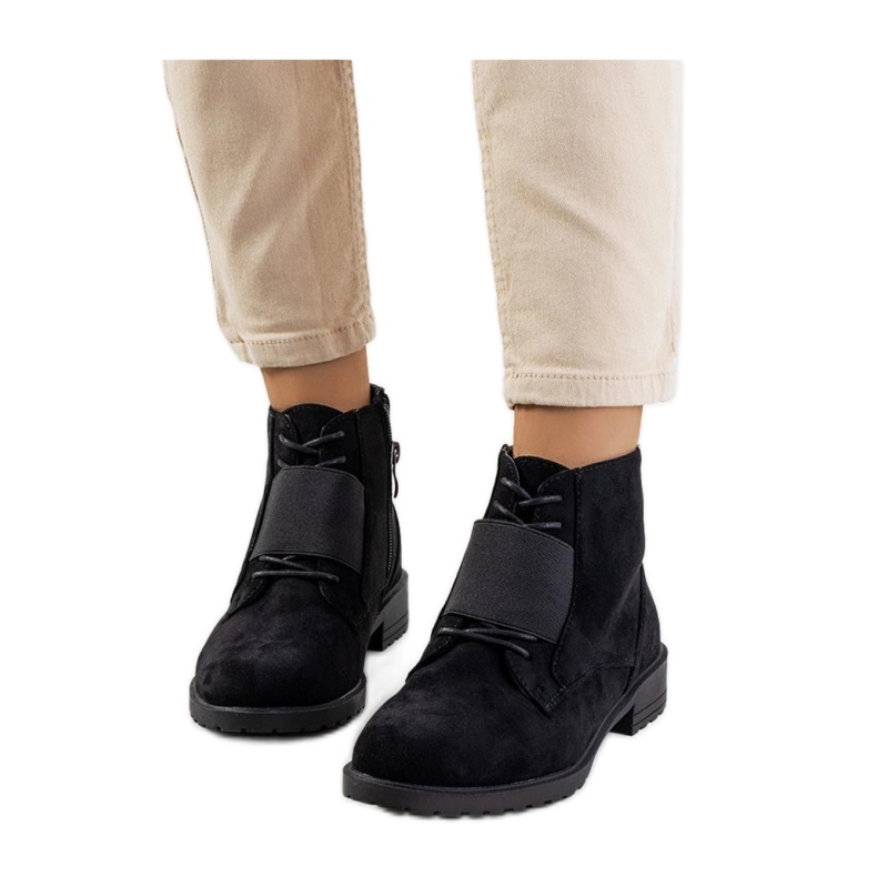 Stivali Manoella neri - Solea nero