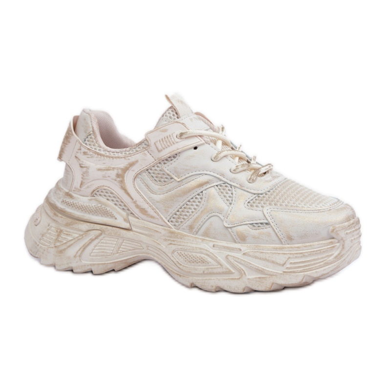 Scarpe Sportive Wipe 8952 Beige d'oro