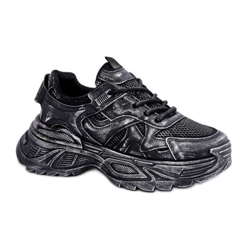 Scarpe Sportive Wiped Modello 8952 Nere nero