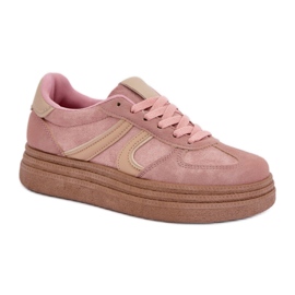 Sneakers con plateau da donna Rosa