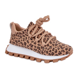 Scarpe sportive da ginnastica 24898 Panterka Marrone beige