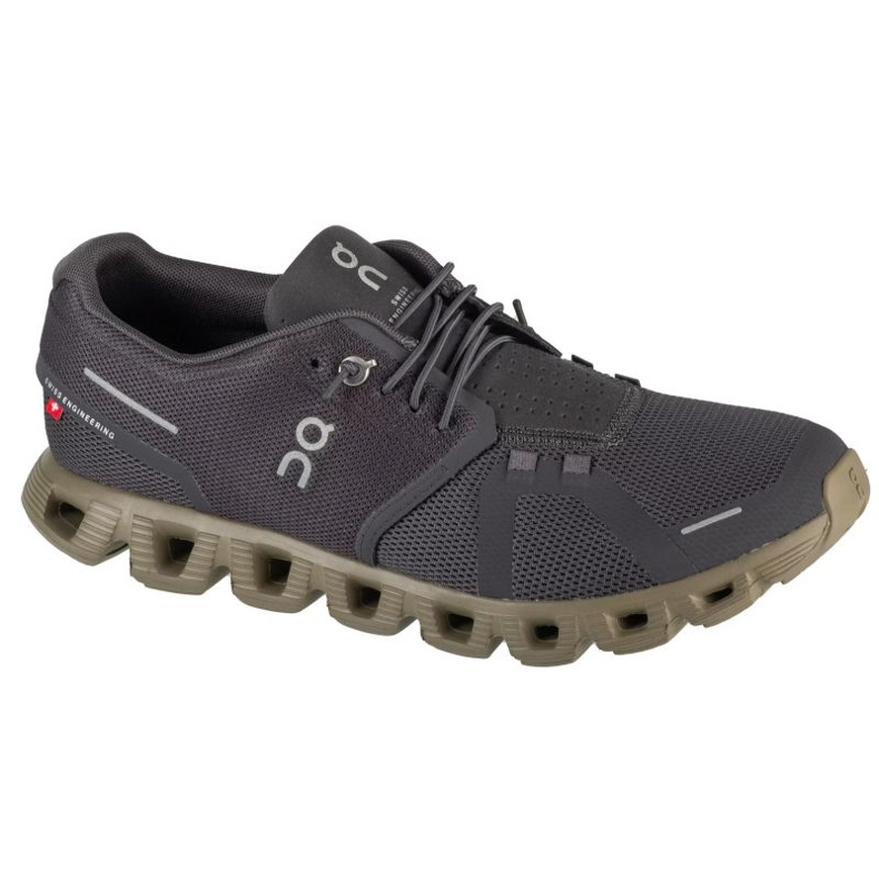 On Running In esecuzione di cloud 5 5997769 scarpe da corsa grigie grigio