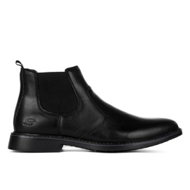 Stivali Chelsea Skechers Bregman Morago Black nero
