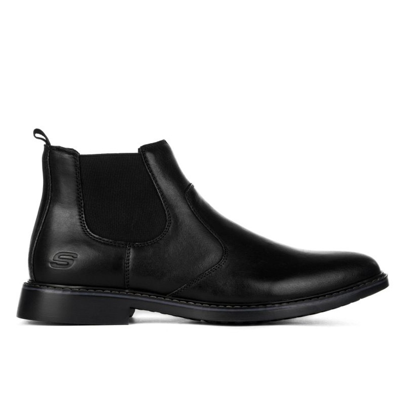 Stivali Chelsea Skechers Bregman Morago Black nero