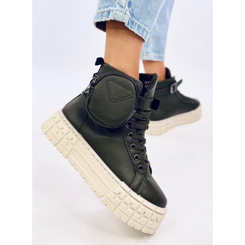 Scarpe da ginnastica alte verdi verde
