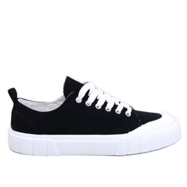 Sneaker da donne nere classiche nero