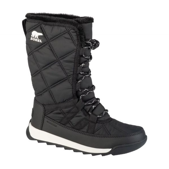 Sorel Whitney II Plus Tall Lace WP 2088261010 Scarpe nere nero