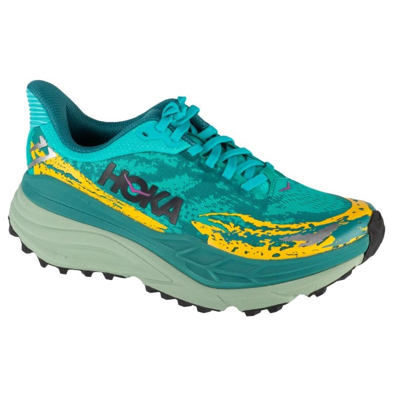 Scarpe verdi Hoka Stinson 7 1141531-CEC verde