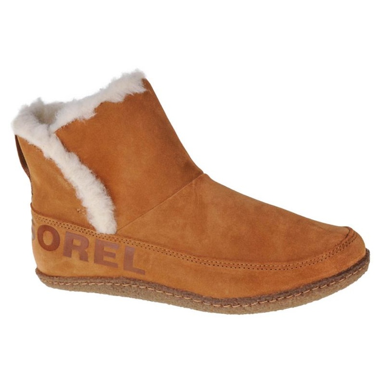 Stivali da neve a piedi nudi Sorel Nuts Bootie 1876141224 Brown marrone