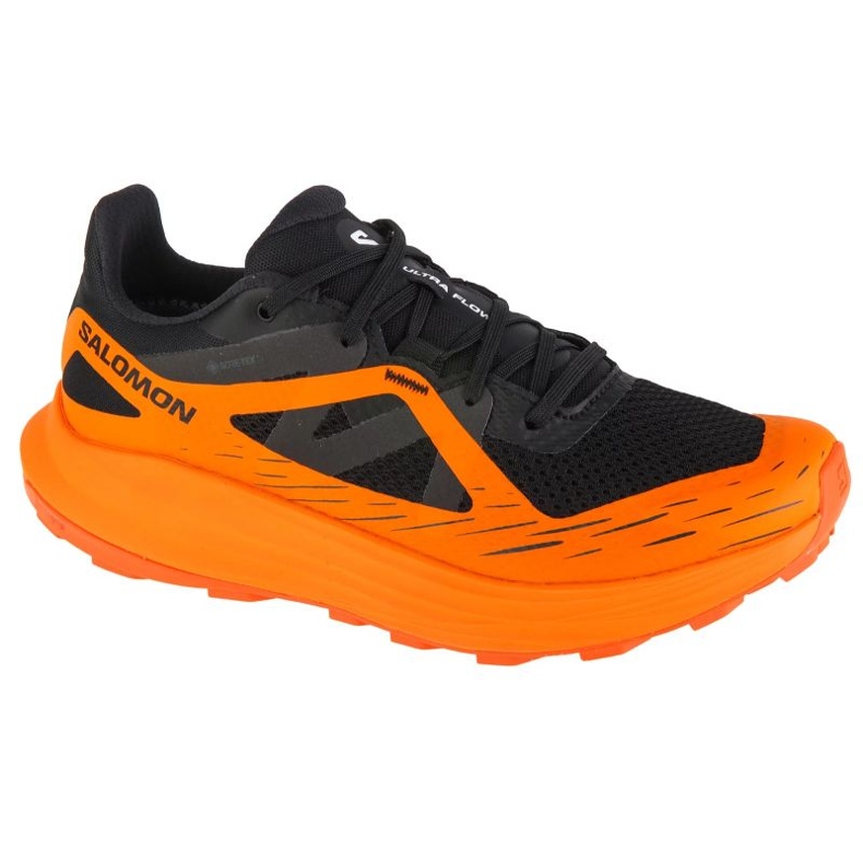 Salomon Ultra Flow GTX 474740 Scarpe nere-arancioni nero