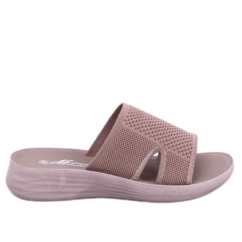 Flip openwork femminile Flip morbido kaki beige