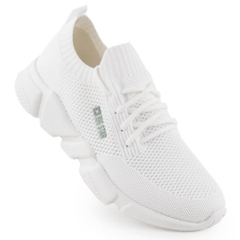 Comode scarpe sportive da donna bianche Big Star JJ274268 bianco
