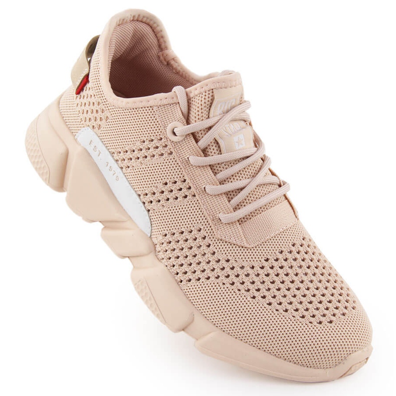 Scarpe sportive in tessuto nudo Big Star JJ274272 beige