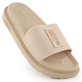 Infradito beige con plateau da donna Big Star LL274A210