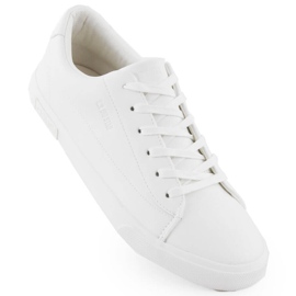 Sneakers da uomo realizzate in pelle ecologica, bianche Big Star NN174250 bianco