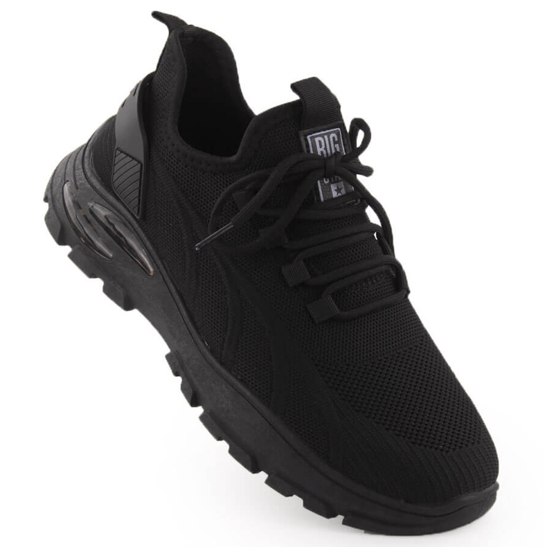Scarpe sportive da uomo nere Big Star NN174467 nero