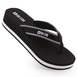 Infradito nere con zeppa da donna Big Star NN274A727 nero