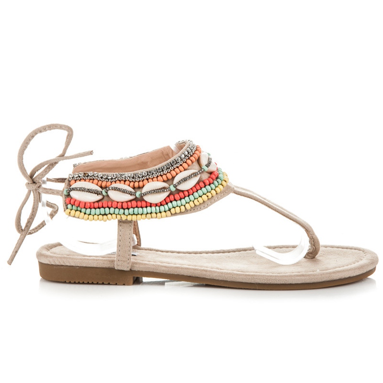 Vices Sandali etnici allacciati marrone