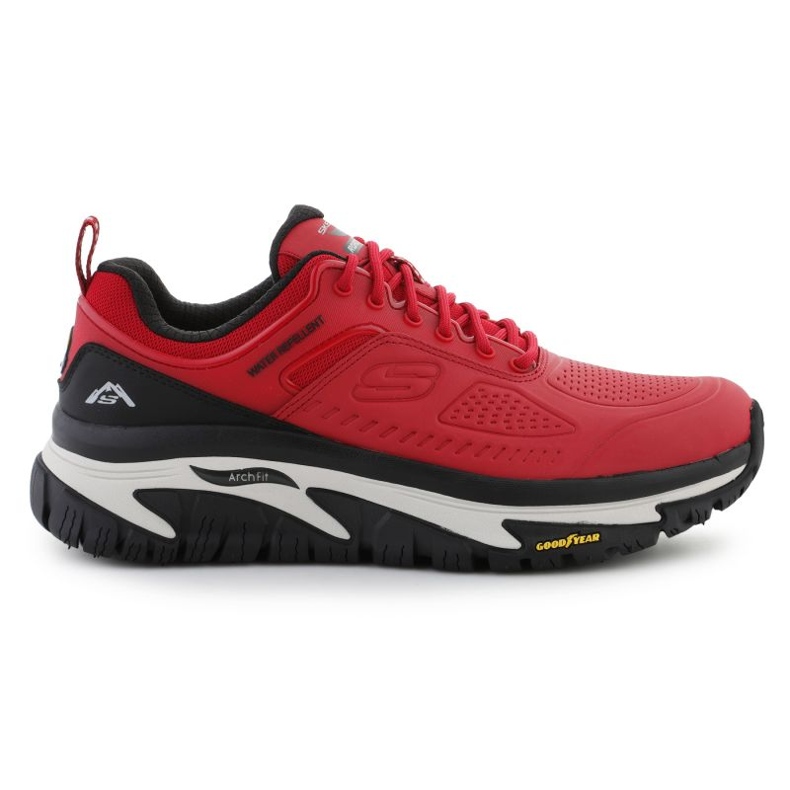 Scarpe Skechers Arch Fit Road Walker Recon 37333-RDBK rosso