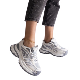 Sneakers sportive da donna grigie grigio