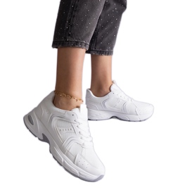 Sneakers sportive bianche bianco