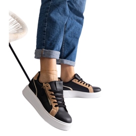 Sneakers sportive da donna nere nero