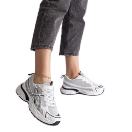 Sneakers sportive da donna nere bianco