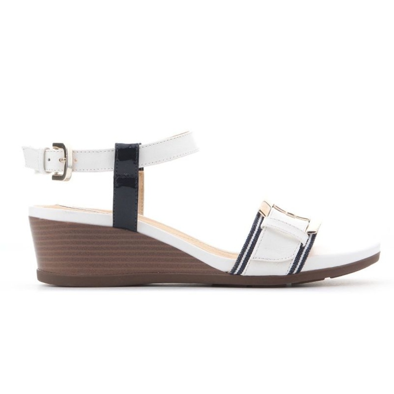 Geox D Marykarmen D scarpe con zeppa D828QD 05402 C0899 bianca