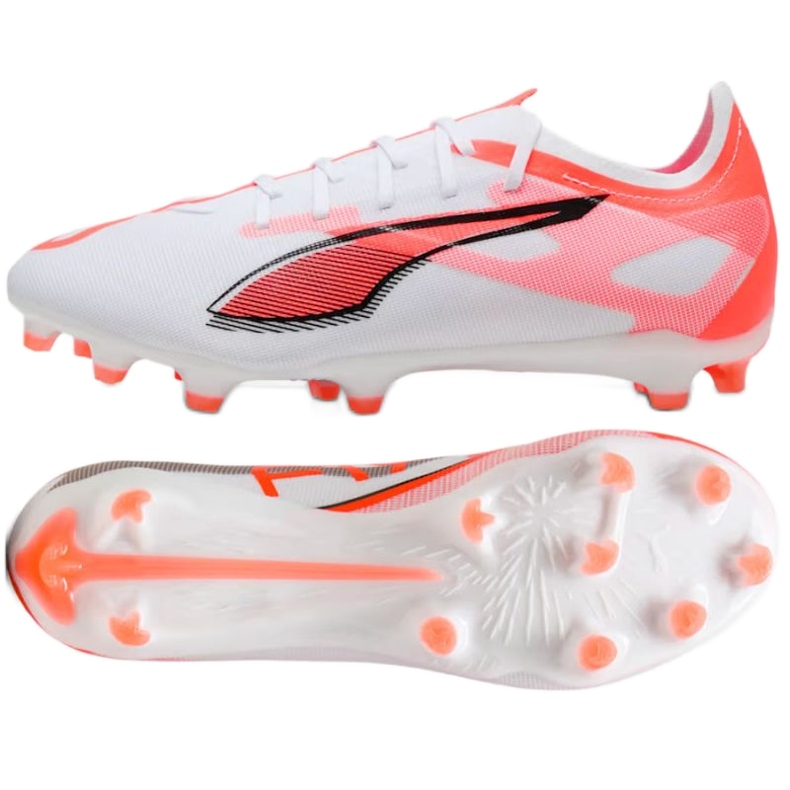 PUMA Ultra 5 Match FG/Mg 108166-01 Scarpe da calcio bianca