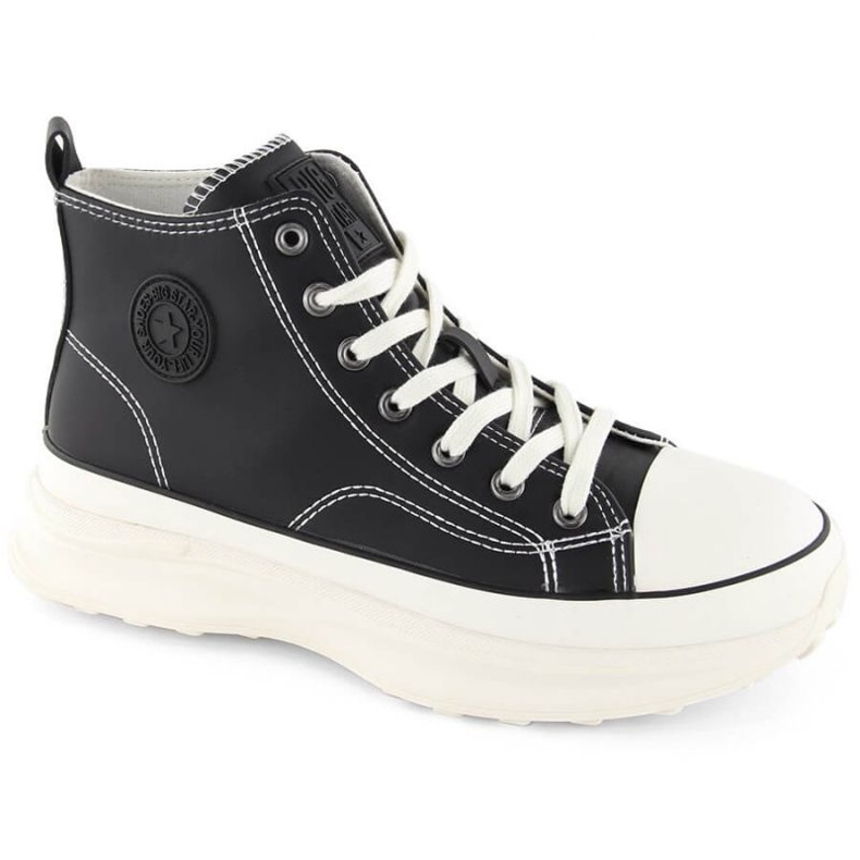 Big star oo274063 sneaker sulla piattaforma nera nero