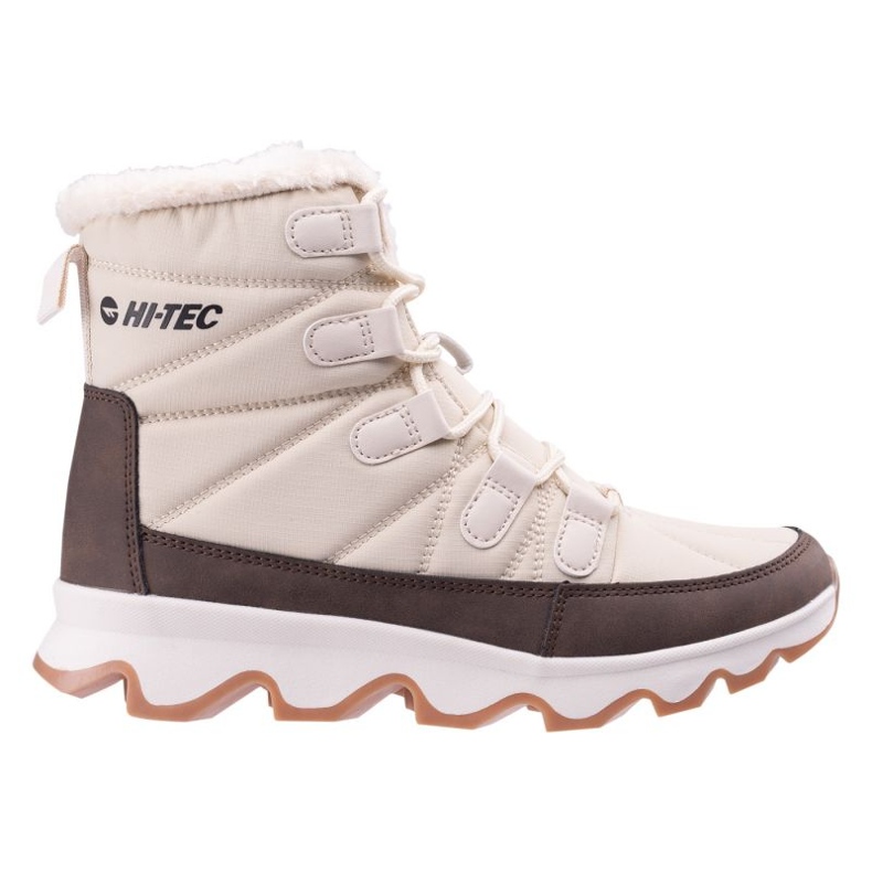 Stivali da neve hi-tec beige isolato