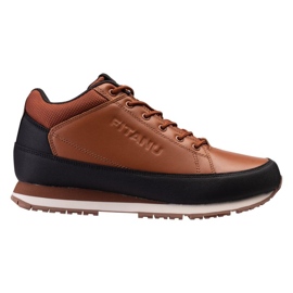 Scarpe Pharayo Fitanu realizzate in pelle naturale marrone
