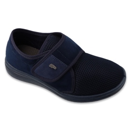 Scarpe in velcro femminile Dr.Orto Befado con inserimento sostituibile PU 088d001 Blue Navy