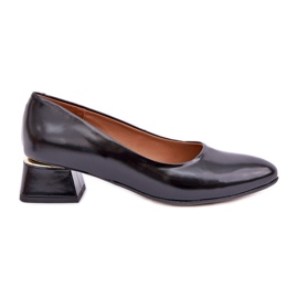Lewski Shoes Pompe in pelle Lewski 3118 con nero lucido