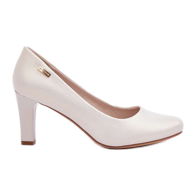 Pompe da donna Sergio Leone Pearl beige