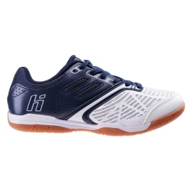 Huari Jordi Teen Halski Shoes White and Navy Blue bianco