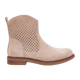 Stivali open beige leggeri