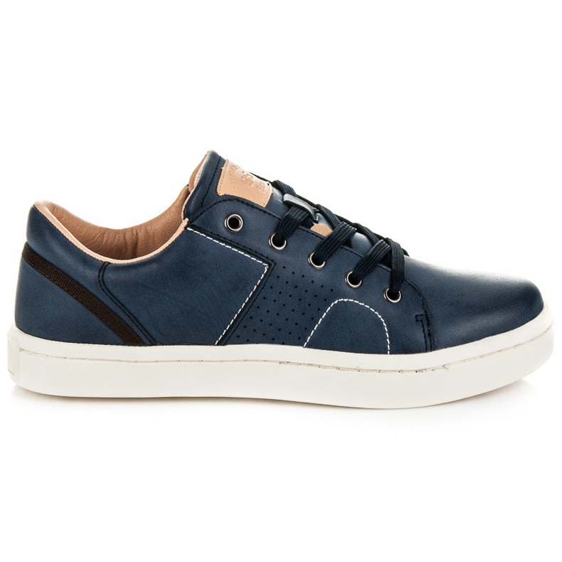 Ax Boxing Sneakers in ecopelle blu