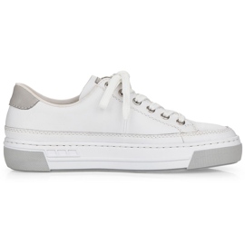 Rieker bianco L8847-80 Scarpe sportive in pelle femminile