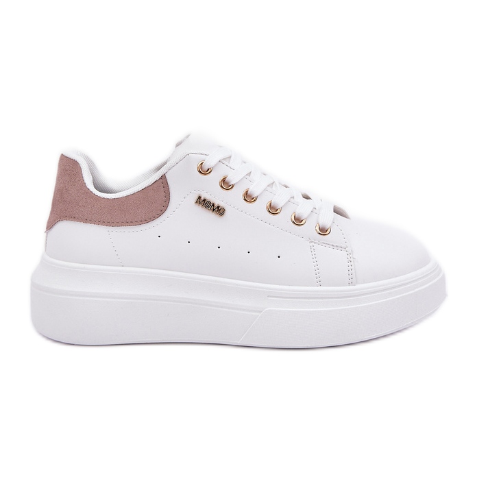 Sneaker femminili sulla piattaforma Eco Leather White bianca